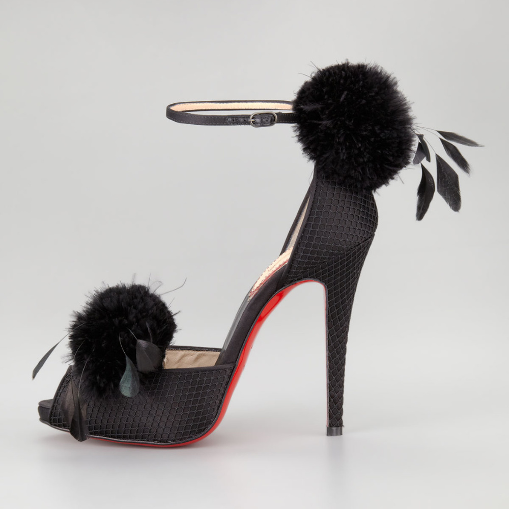 Christian Louboutin Mink Fur Pumps 8